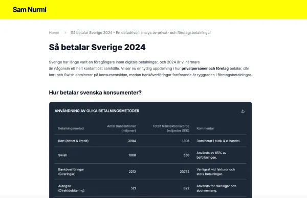 Så betalar Sverige 2024